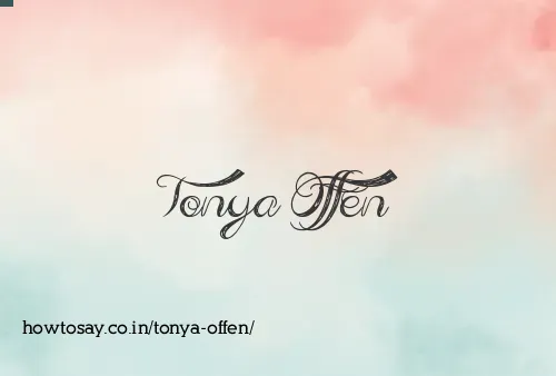 Tonya Offen
