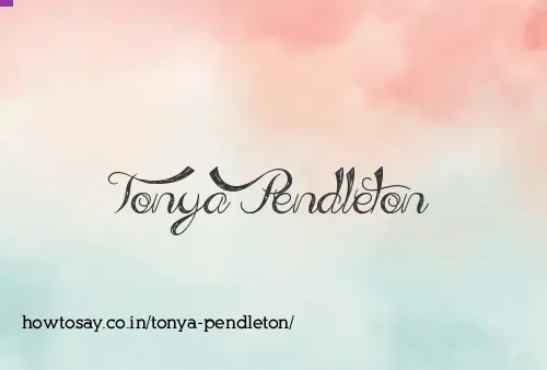 Tonya Pendleton