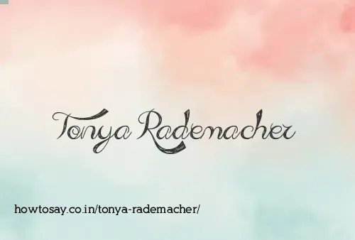 Tonya Rademacher