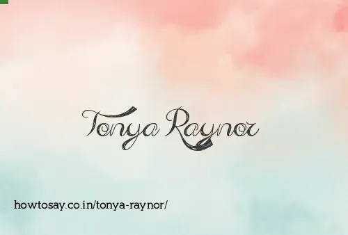 Tonya Raynor