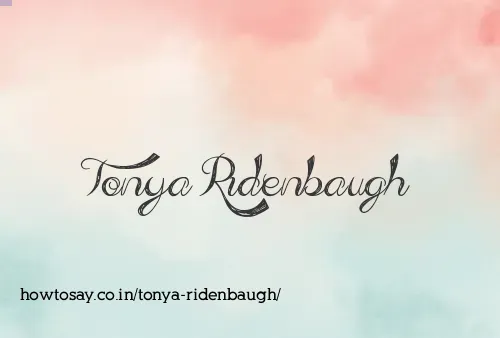 Tonya Ridenbaugh
