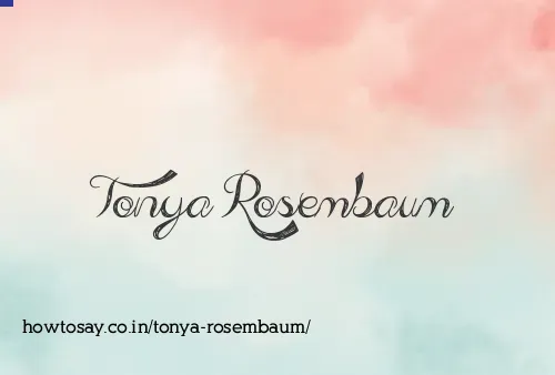 Tonya Rosembaum