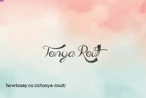 Tonya Routt