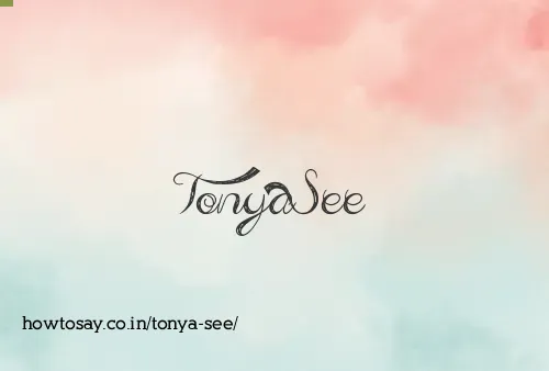 Tonya See