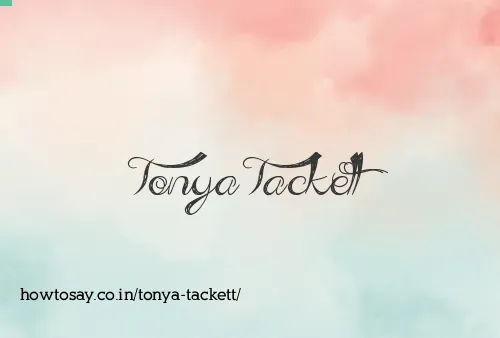 Tonya Tackett