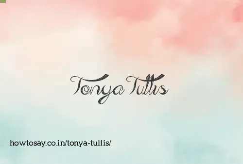 Tonya Tullis
