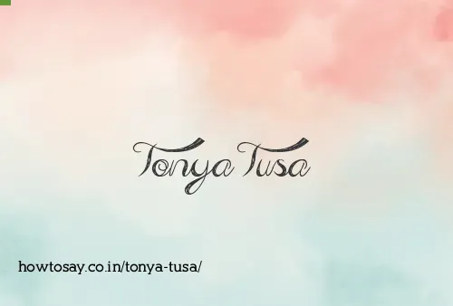 Tonya Tusa