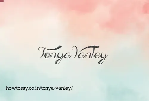 Tonya Vanley