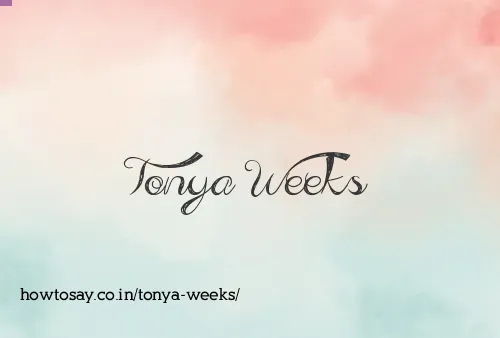 Tonya Weeks