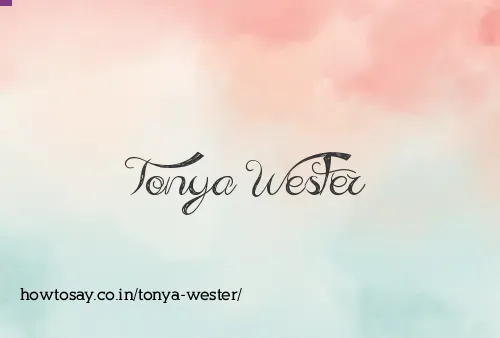Tonya Wester