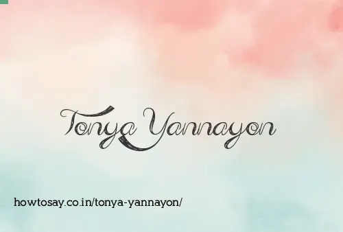 Tonya Yannayon