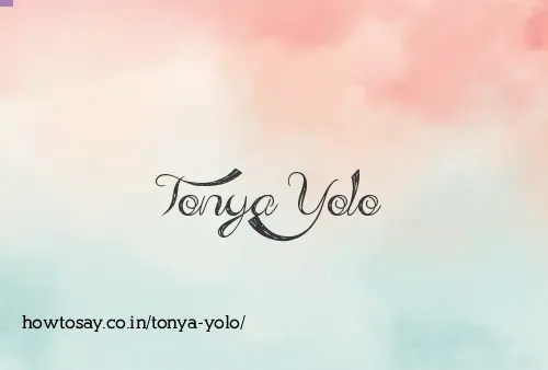 Tonya Yolo