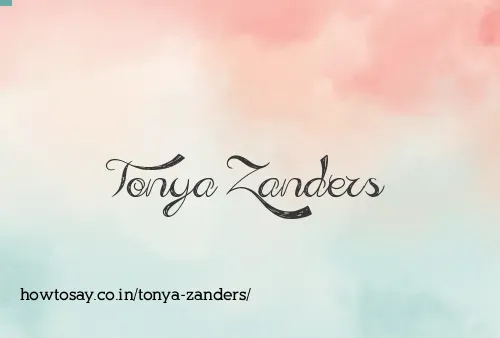 Tonya Zanders