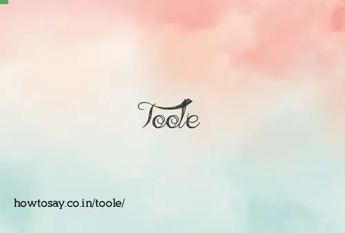 Toole
