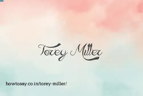 Torey Miller