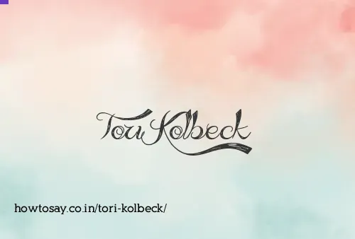 Tori Kolbeck