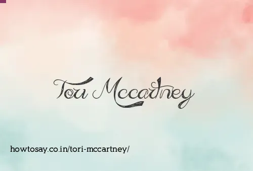 Tori Mccartney