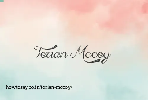 Torian Mccoy