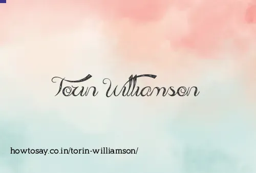 Torin Williamson