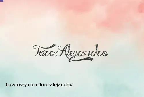 Toro Alejandro
