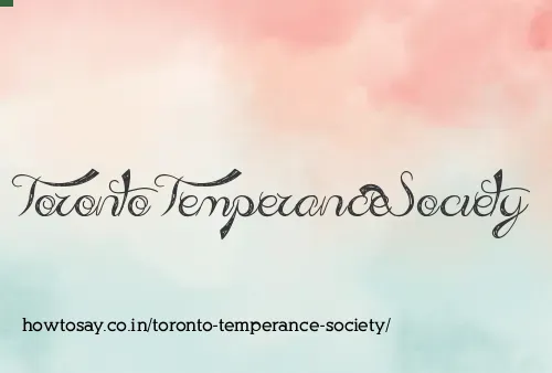 Toronto Temperance Society