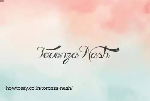 Toronza Nash
