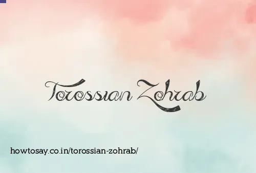 Torossian Zohrab