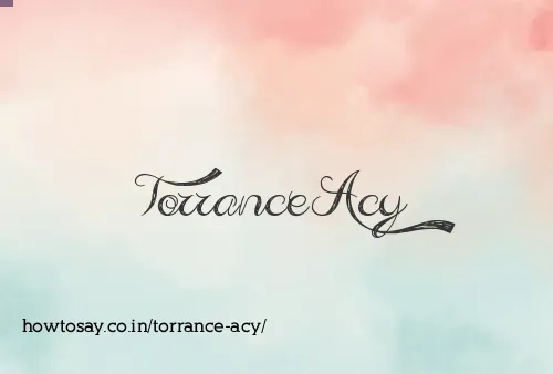 Torrance Acy
