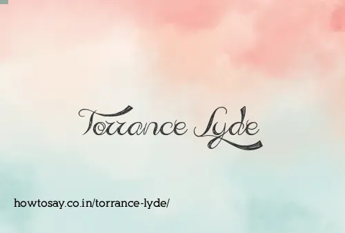 Torrance Lyde