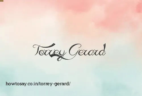 Torrey Gerard