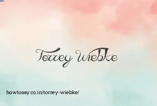 Torrey Wiebke