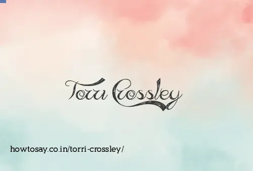 Torri Crossley
