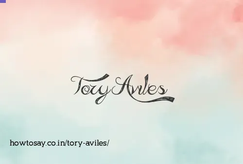 Tory Aviles