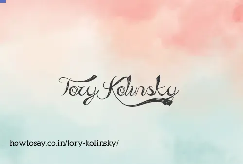 Tory Kolinsky