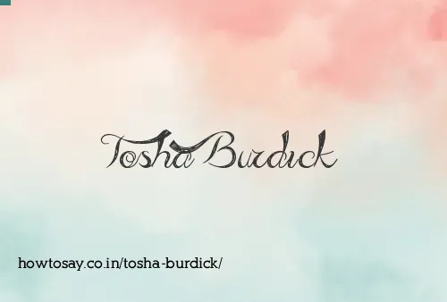 Tosha Burdick