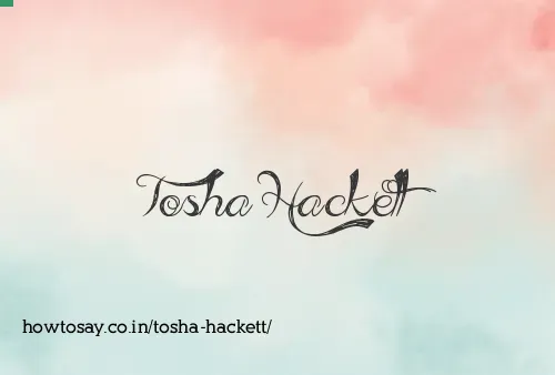 Tosha Hackett