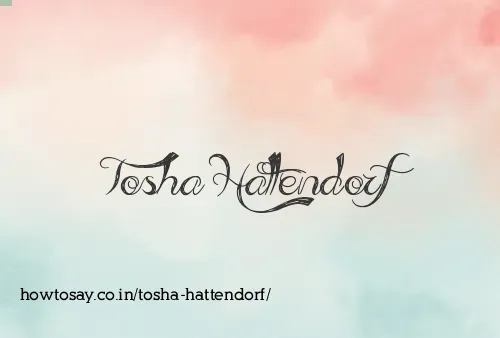 Tosha Hattendorf