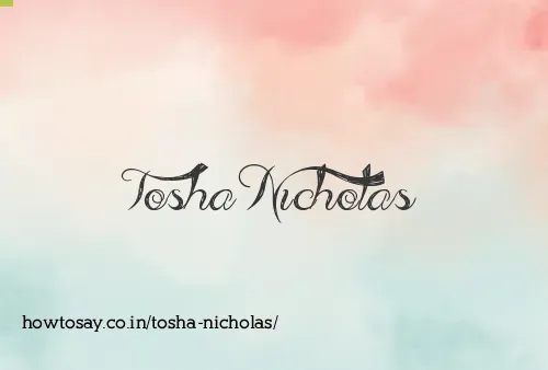 Tosha Nicholas