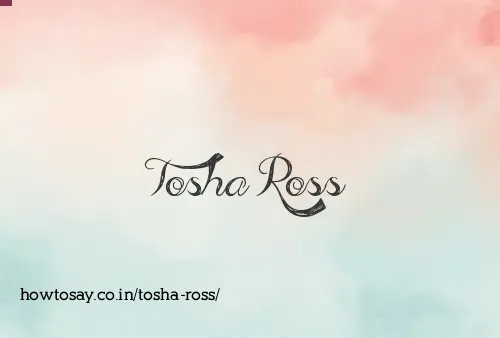 Tosha Ross