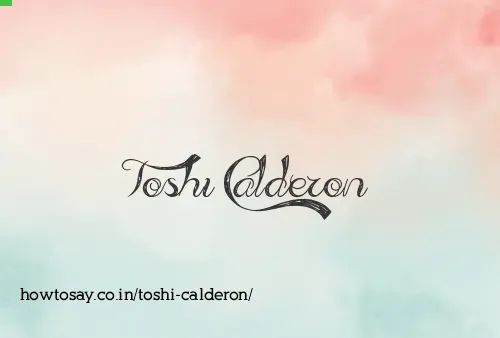 Toshi Calderon