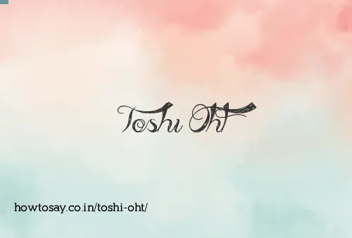 Toshi Oht
