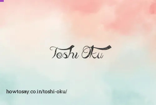 Toshi Oku
