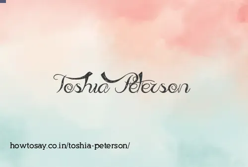 Toshia Peterson