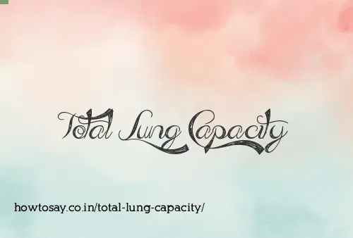 Total Lung Capacity