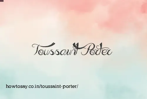 Toussaint Porter