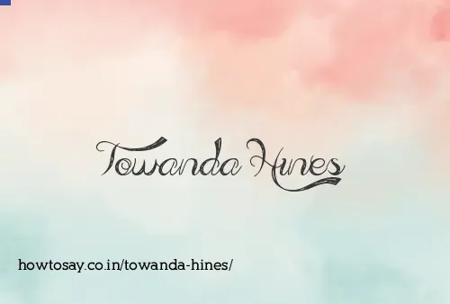 Towanda Hines