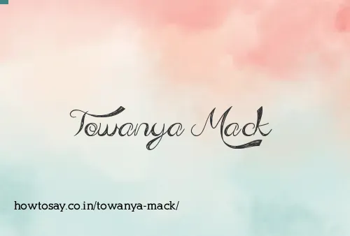 Towanya Mack