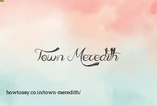 Town Meredith