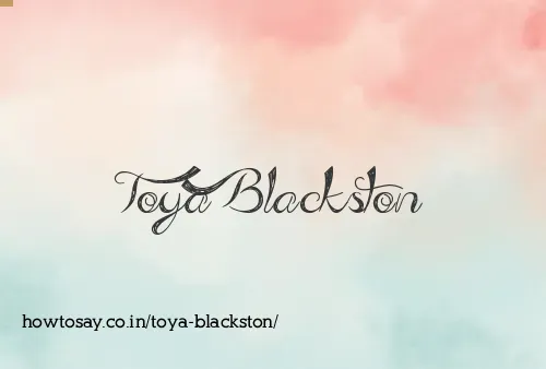 Toya Blackston