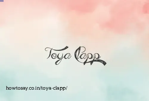 Toya Clapp